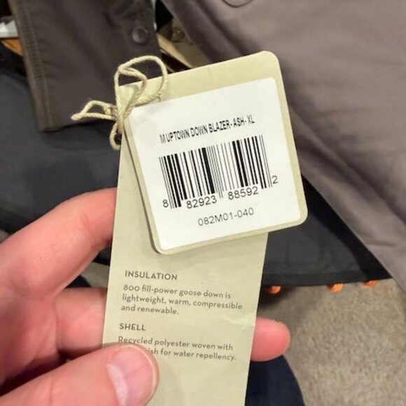 Nau Highline Blazer – Men’s Size Large – Seaweed Heather – Excellent Condition - Picture 7 of 8